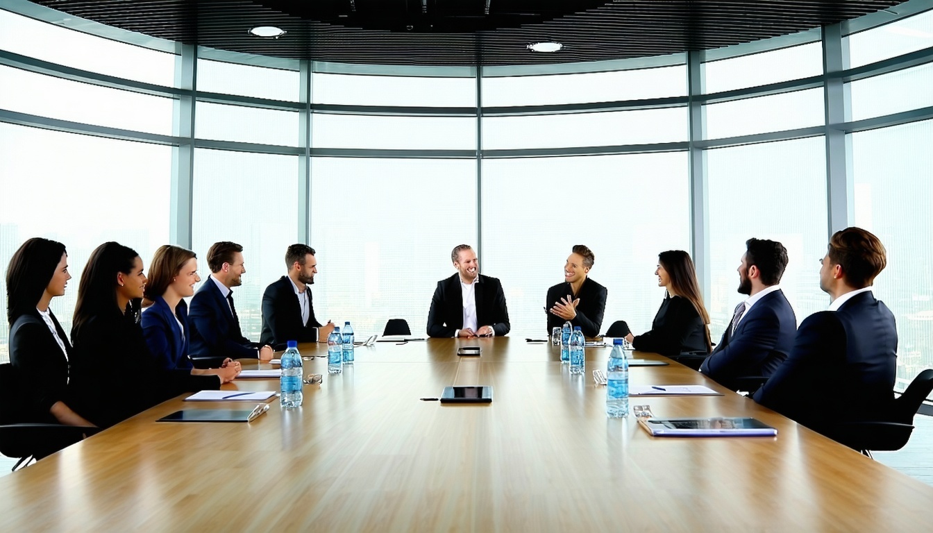 Collaborative financial strategy session